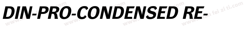 DIN-PRO-CONDENSED RE字体转换